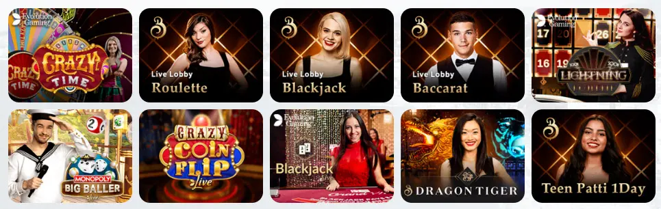 Jeux de casino en direct OSIRIS CASINO