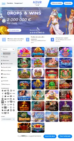 l'application et interface OSIRIS CASINO