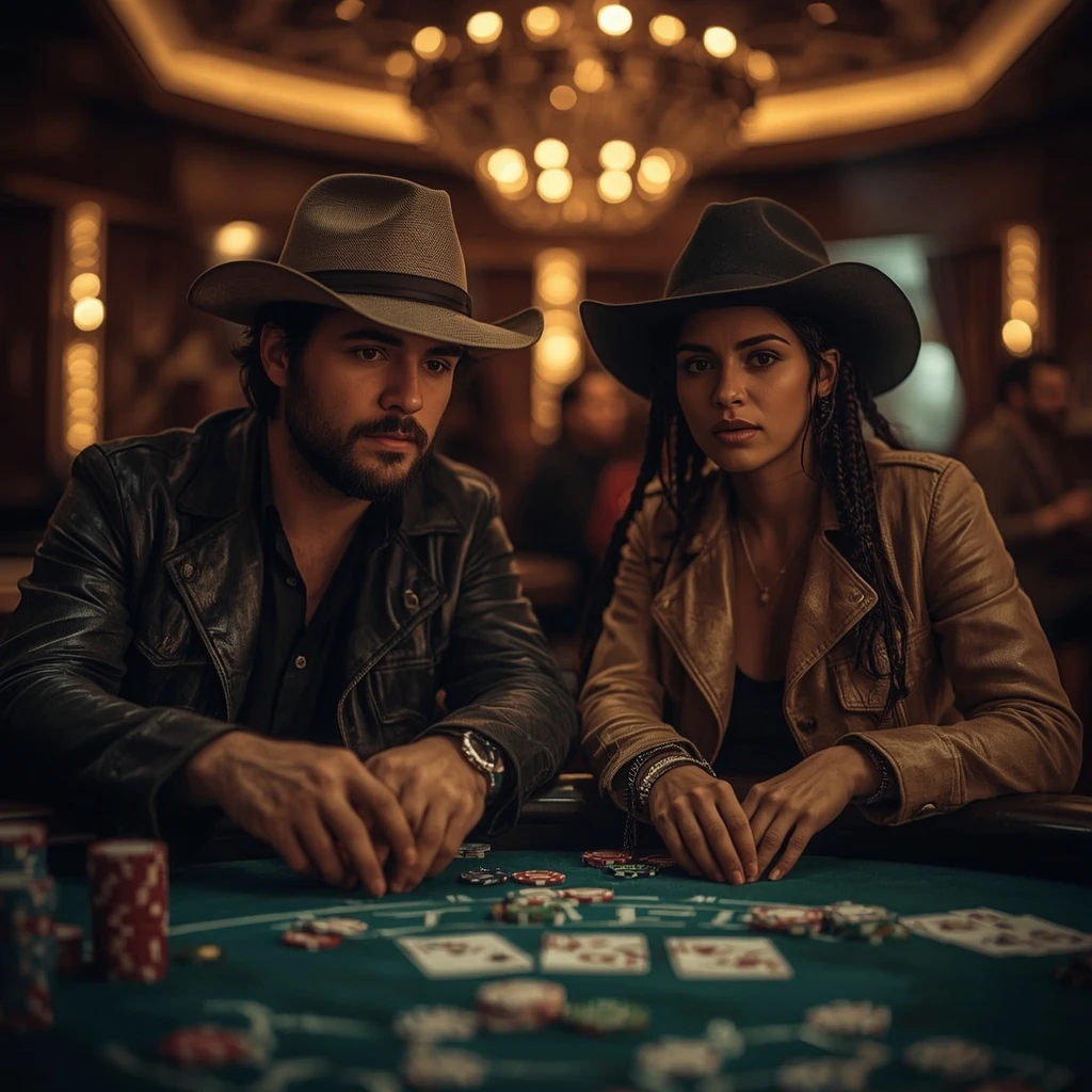 photo de deux joueurs de poker OSIRIS CASINO