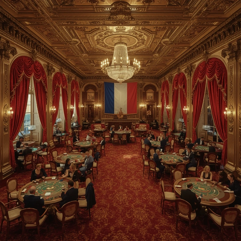 Le casino et le drapeau français OSIRIS CASINO